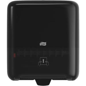 Tork Matic Paper Towel Dispenser, 5510282, Elevation Design - Paper Hand Towel Dispenser H1, One-at-a-Time dispensing with Refill Level Indicator, Black