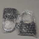 QWORK Alarm Lock, 110 Db Universal Security Alarm Lock System Burglar Door Motor Bike Padlock with 6 Keys (Black), 2 Pack