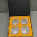 KANARS Old Fashioned Whiskey Glasses with Luxury Box - 10 Oz Rocks Barware For Scotch, Bourbon, Liquor and Cocktail Drinks - Set of 4 - Men Gift