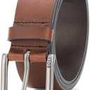 BOSS mens Joris Smooth Leather Belt (34, Cappuccino Brown)