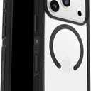 OtterBox iPhone 17 Pro Defender Series Pro XT Clear Case - Dark Side - Black - Tough, Rugged & Durable iPhone Case, Snaps on MagSafe