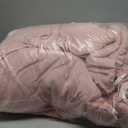 BEDELITE Fleece Queen Comforter Set -Super Soft & Warm Fluffy Dusty Pink Bedding, Luxury Fuzzy Heavy Bed Set for Winter with 2 Pillow Cases