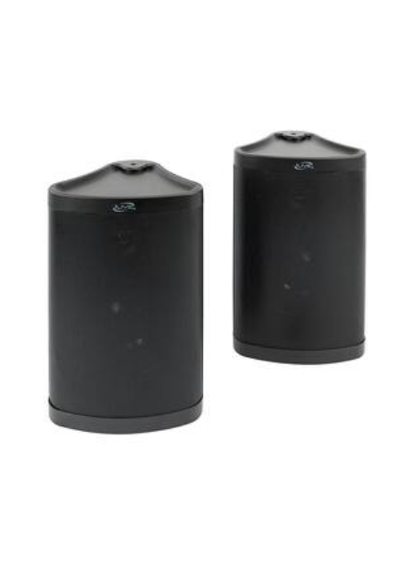 iLive - Patio+ Bluetooth Indoor/Outdoor Water-Resistant Speakers (Pair) - Black