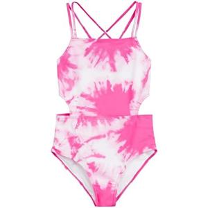 Kanu Surf Girls' Beach Sport Cut-Out One Piece Swimsuit Size 10