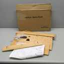 3 Tier Bamboo Spice Rack, Spice Rack Organizer, Seasoning Jars Rack Shelf Spice Organizer for Kitchen Counter or Wall Mounting, Spice Storage Holder with handles, Jars Not Included,Natural