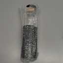 34oz Glass Water Bottles with Silicone Sleeve, BPA Free Water Bottle Glass with Leak-Proof Lid, Reusable Water Bottle for Hot & Cold, Ideal for Hiking Travel Gym office (Black)