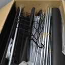 Mavivegue Book Shelf, 12 Cube Storage Organizer, DIY Bookcase, Metal Bookshelf,Tall Book case for Bedroom, Living Room,Office,Closet, Black Cubicle Rack