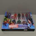 Marvel Avengers Action Figures - Iron Man, Hulk, Black Panther, Captain America, Spider Man, Ant Man, War Machine & Falcon! (8)