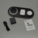 3 in 1 Charging Station for Apple Devices, Faster Mag-Safe Charger Stand, Magnetic Wireless Charger Station for iPhone 17 16 15 14 13 12 Pro Max Plus, Apple Watch iwacth & AirPods, Adjustable Angle (Crystal Silver)