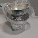 Kolnlala Metal Urn Vases for Centerpieces - 6.3" Tall Flower Pot Planters, Wedding Table Decor, Party Reception, Home Floral Arrangement (2, Silver)