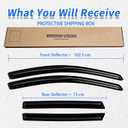 Window Rain Guards Compatible 2017-2022 Honda CR-V 4PC Window Visors Vent Shade Deflector 17-22 CRV