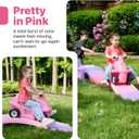 Step2 Bubblegum Blast Up & Down Roller Coaster for Kids, Toddler Ride-On Toy, 9 ft Track, ATV Coaster Car, Ages 2+