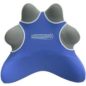 Lumbar Support Pillow for Chair, Ergonomic Back Cushion for Office, Home, Car Seats (Blue)