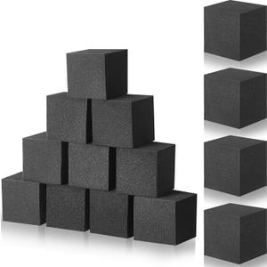 Treela Foam Pit Blocks 4 x 4 x 4 Inch Foam Cubes Soft Stacking Blocks Protective Padding Sponge Pit for Gymnastics Trampoline Arenas Rock Climbing Parkour Indoor Amusement Park