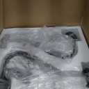 16 Inch Dome Dusk to Dawn Gooseneck Barn Light Outdoor, Large Farmhouse Exterior Light Fixture Wall Mount, Industrial Outdoor Wall Sconce Outside Lantern for House, Porch, Garage, Entryway, Black (16''-With Sensor)