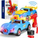 Play22 30 Pcs Take Apart Racing Car Toddler Toys Set - Build Your Own Car with Drill, Engine Sounds & Lights - Toy Car Constructions Set Stem Building Learning Education Toys for Kids Ages 3+ Years