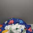 Wajade 7 Piece Kid Boys Dinosaur Comforter Set Twin Size 3D Blue Dinosaur Wild Park Jungle Print Bedding Set with Comforter, Sheet Set, Pillowcase and Sham