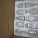 Glass Bud Vase Set of 20 - Small Vases for Flowers in Bulk - Assorted Vintage Crystal Vases for Flowers, Table Centerpieces (Clear, 20 Pcs)
