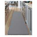 DEXI Kitchen Floor Mats Cushioned Anti Fatigue,17x59, Standing Runner Rug Waterproof, Comfort Memory Foam Padded for Front Sink Laundry, Grey