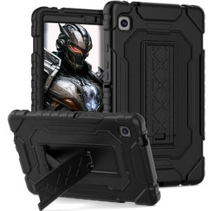 Grifobes Case for Samsung Galaxy Tab A9 2023(8.7 inch), Heavy Duty Military Grade Shockproof Rugged Protective 8.7" Cover with Built-in Stand for Galaxy Tab A9 SM-X110/X115/X117 (Black)