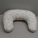 Boppy Nursing Pillow Cover - Soft, Hypoallergenic Washable Microfiber Bottle & Breastfeeding Pillow Covers (Redesigned Feeding Pillow Sold Separately) - Gray Gentle Leaves