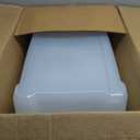 IRIS USA 32 QT Plastic Storage Box with Lid and Latches - 6 Pack - BPA-Free, See-Through Organizing Solution, Durable Nestable Stackable Containers, Secure Pull Handle - Clear