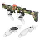 Relohas VR Handle Accessories for Meta Quest 3, 3S, Gun Stock for Oculus Quest, Weighted Controller Grips, Enhance Realistic FPS Gaming Experience (Camouflage)