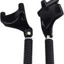 WOWTK Passenger Footpeg w/Mount Kit,Rear Passenger Footrests Pedal w/Mount Kit for Harley Sportster Forty-Eight 48 Seventy-Two 72 883 1200 2014-2022,Black