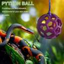Slim Snake Ball Python Accessories Reptile Climbing Enrichment Toys Ball Jungle Gym for Small Python Playground Climbing Snake Exploring&Climbing Accessories (Purple)