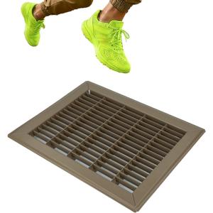 12x8 Floor Register 8x12 12x8 Inch Duct Opening,Steel Floor Vent Cover,Heavy Duty Jumpable Floor Return Air Grille,Outer Dimensions: 13.75"W X 9.75"H