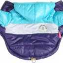 Dog Vest Winter Coat for Small Dogs Boy Girls, Dog Down Jackets Puppy Hoodie Sweatshirt Doggie Hoodie Coat Winter Clothes Pet Hooded Coat Apparel for Chihuahua in Cold Weather,Blue M (Medium-Chest 16 in, Back 11 in)