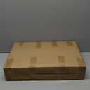 40" Wood Christmas Tree Collar, XL Hexagon Xmas Bottom Cover, Rustic Vintage Skirt for 7.5-11 ft Christmas Tree, Wooden Xmas Oversized Holiday Decor for Home Festive Party(Brown,Cute)