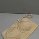 Truekind Wireless Strapless Bra, Bandeau Bra, Small to Plus Size Strapless Bras for Women, Tube Top,Size L