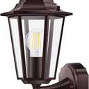 Lamomo Motion Sensor Outdoor Lights, Upgrade Dusk to Dawn Bronze Outdoor Light Fixture Wall Mounted, 100% Anti-Rust Aluminum Waterproof Porch Lights for Patio Front Door Garage