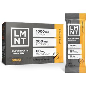 LMNT Zero Sugar Electrolytes - Orange Salt | Drink Mix | 30-Count (EXP 05/31/27)