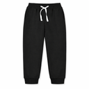 Resinta Baby and Toddler Boys Cotton Active Fleece Jogger Sweatpants Pull on Fleece Pants with Pockets Drawstring for Winter (2T, Black)
