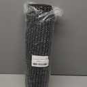 BEQHAUSE Dirt Trapper Door Mat 17" x 30" Half Circle Non-Slip Washable Doormats Entrance Rugs Absorbent Welcome Low Profile Floor Mats for Front Back Door and Entryway, Charcoal (1'5" x 2'6" (Semicircular))