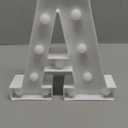 Pooqla LED Marquee Letter Lights Sign, Light Up Alphabet Letter for Home Party Wedding Decoration, A