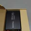 600W Inverter 12V to 110V, DC to AC Car Power Inverter for Vehicles with 65W USB-C Fast Charging 24W USB-A Dual AC Socket Adapter for Phone,Laptop,Road Trip,Long Drive,Camping