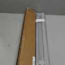 LazBlinds 1" Vinyl Mini Blinds for Doors, Cordless French Door Blinds for Privacy, Light Filtering Privacy Horizontal Shades for Front Door Patio Sidelight Glass Door, 26" W x 72" H, Grey