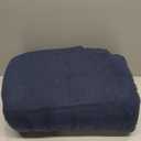 Sunbeam Royal Ultra Fleece Heated Electric Blanket King Size, 90" x 100", 12 Heat Settings, 12-Hour Selectable Auto Shut-Off, Fast Heating, Machine Washable, Warm and Cozy, Indigo