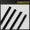 Dasbecan 4Pcs Front & Rear Weatherstrip Window Molding Trim Seal Belt Compatible with Honda Odyssey 2009-2014 Replace 72450-SLE-003 72410-SLE-003