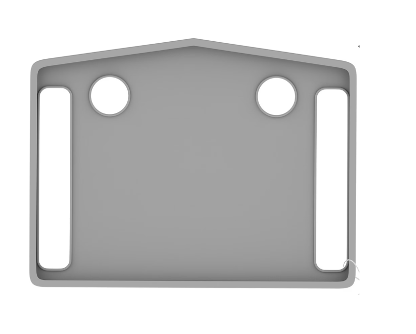 Walker Tray With 2 Cup Holders- Fits Most Standard Walkers- by Bluestone