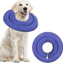 Soft Dog Cone Recovery Collars & Cones After Surgery for Dogs,Adjustable Breathable Dog Cone Collar,Protect Pets from Licking Wounds,Soft and Comfortable, Reduce Anxiety (blue, XXL)
