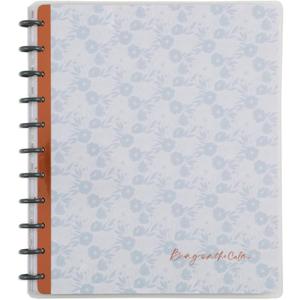 Happy Planner Notebook with Dividers for Work, School, or Journal, Disc-Bound Notebook for Daily Use, 60 Sheets of Dot Lined Paper, Brave Teacher, Big Size, 8.5 in x 11 in