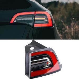 4-PIN Rear Tail Light Assembly Compatible With 2019-2024 Tesla Model Y Rear Passenger Side Brake Outer LED Tail Lamp Replaces# 1502087-00-D