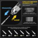 Soldering Iron Kit - 100W High Power Portable Soldering Iron With C245K Tip, Automatic Temperature Adjustment, 2 Seconds Fast Heating (390F-840), Ideal for Precision Repair