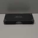 BLAU GRUN Bling Car Rear View Mirror, Rhinestones Crystal Clip-on Rearview Mirror with HD Glass, Compatible with Most Cars, SUVs, Vehicles, Auto Interior Accessories for Women Girl (White)