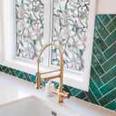 Jasmine Window Privacy Film by Artscape - Decorative Textured Stained Glass Design, Static Cling, Blocks Direct Views, UV Protection, Removable and Repositionable, Made in USA - 24 x 36 Inch