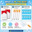 Bubble Cigarette Blower Toy, 2 Pack Bubble Stress Relief Toy Mini Bubble Blower Bubble Sticks Relaxation Birthday Party Gift for Men Women